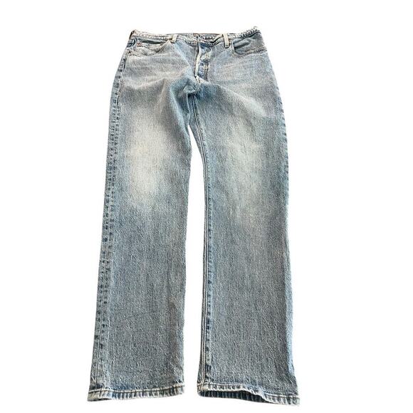 Levi's Premium 501 Men's Blue 93 Straight Leg Jeans Size 34X32 - Picture 2 of 10